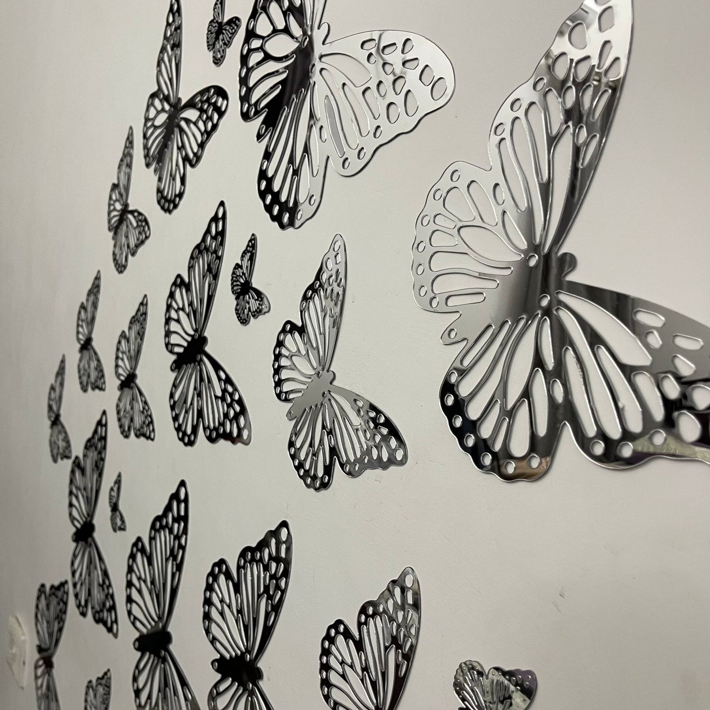 New 2023 Style Acrylic Mirror butterflies set for Wall Decor