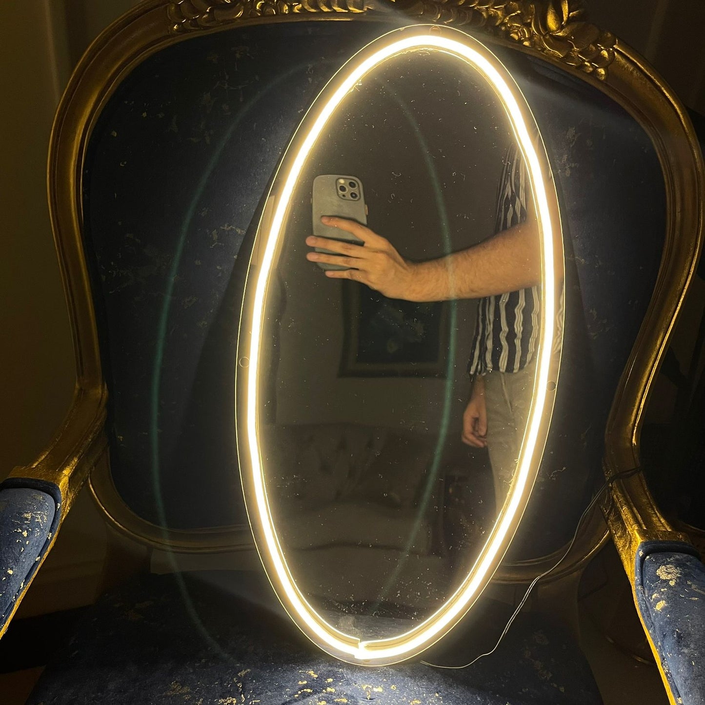 Neon Selfie Acrylic mirror for Room Walls