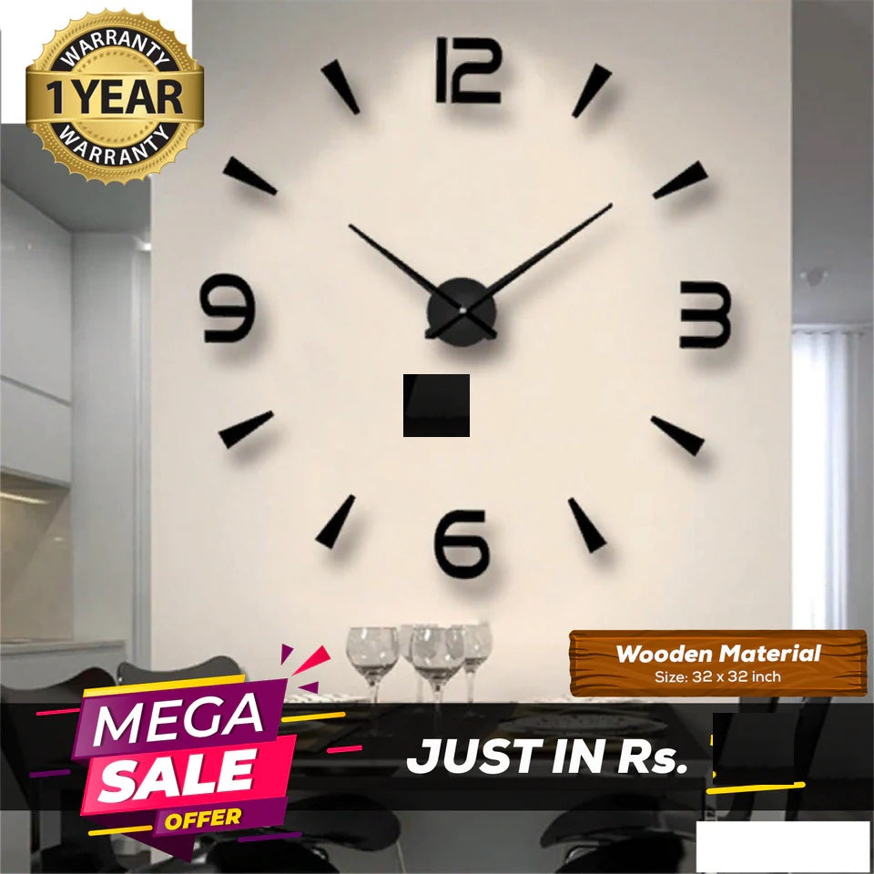 Summer Biggest Sale Buy 1 DIY Clock Get Free Hexagons Mirrors