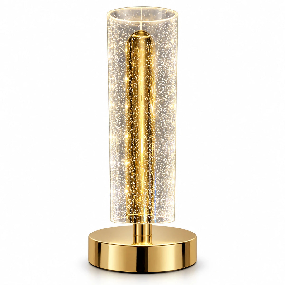 The Elara Glow – Luxury Bedside Lamp with touch control and Type-C charging