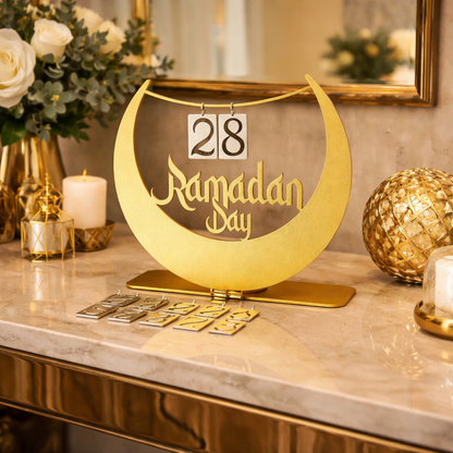 Ramadan Calendar Metal Tabletop Decor-MRC02