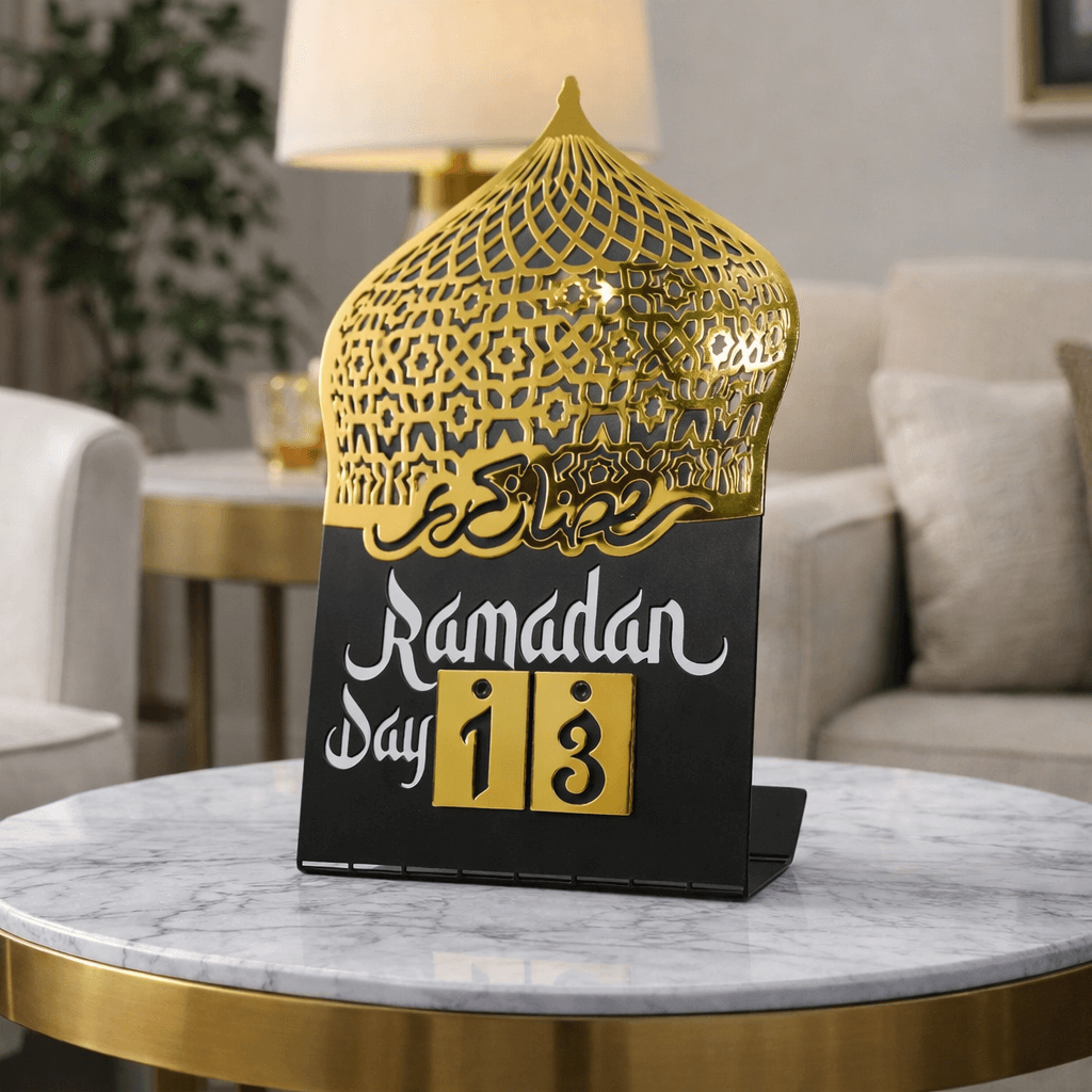 Ramadan Calendar - Islamic Gift | Table Decor with Stands-RCIM01