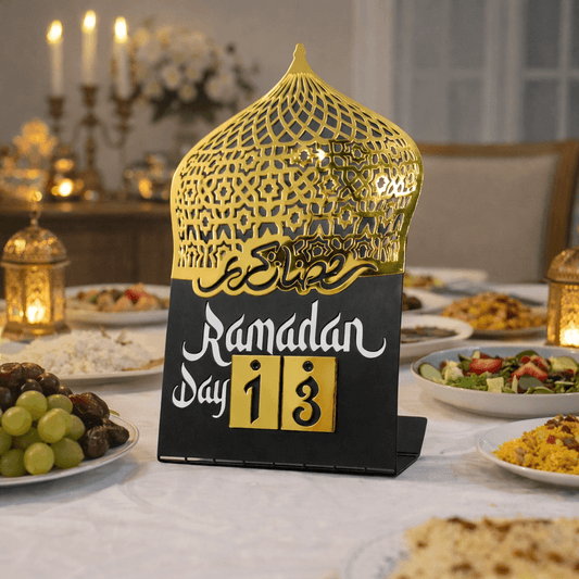 Ramadan Calendar - Islamic Gift | Table Decor with Stands-RCIM01