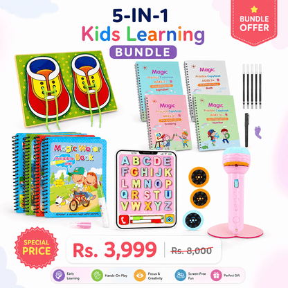 5-in-1 kids learning bundle-summer camp special