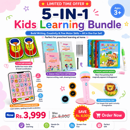 5-in-1 kids learning bundle-summer camp special