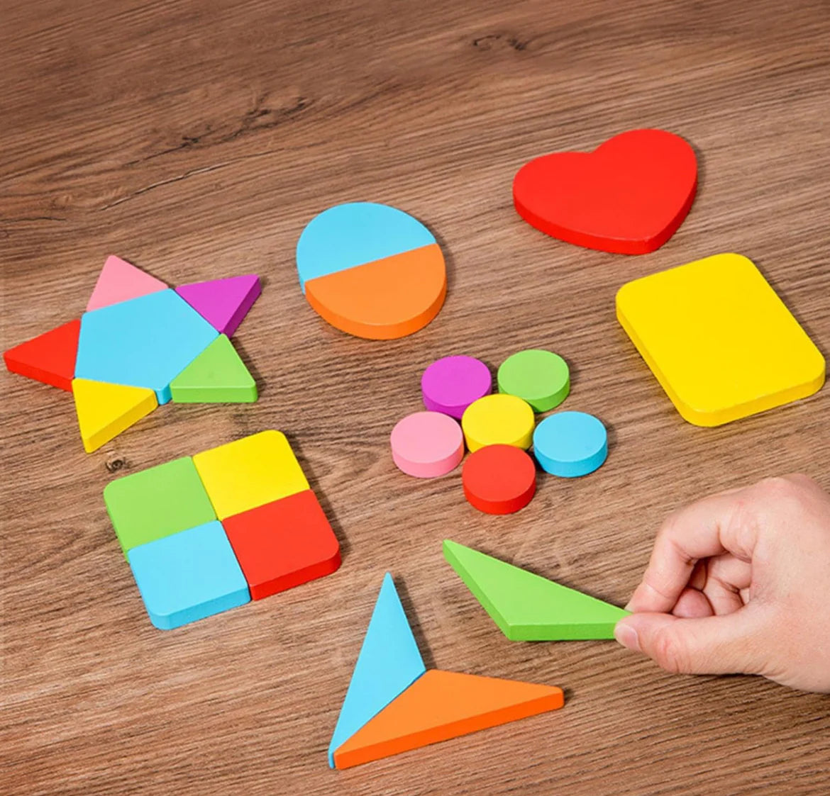 Large Size Kids Rainbow Shape Puzzle with Sketch Board on back with Markers