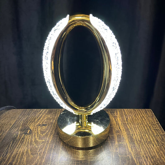 Gold-plated rechargeable lamp