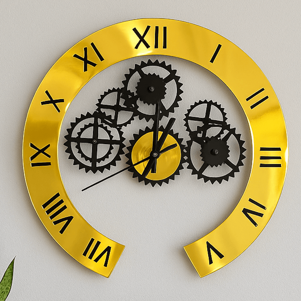 Royal Chrono Gear Clock – Pyari Walls