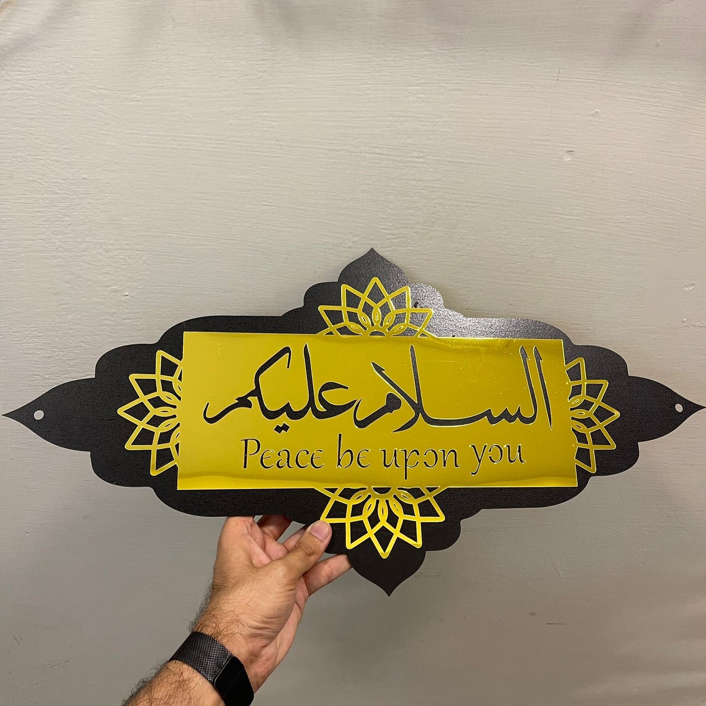 Islamic Greeting Sign board Asalam u Alaikum