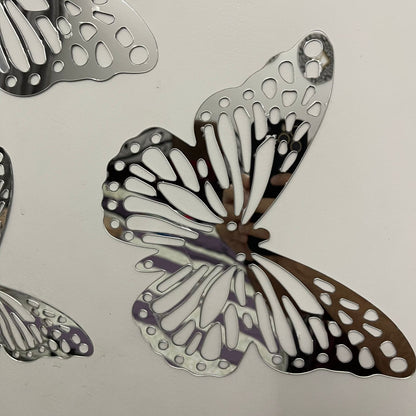 New 2023 Style Acrylic Mirror butterflies set for Wall Decor