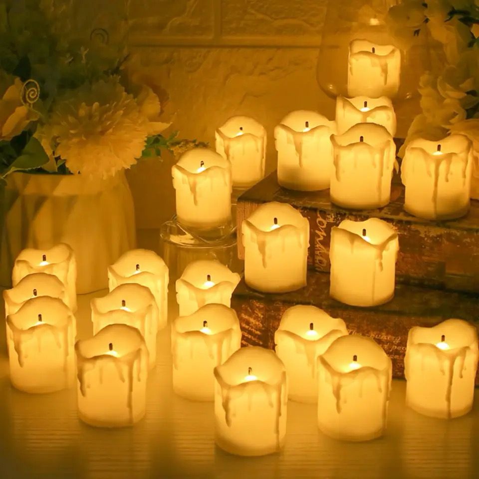 LED Candles for Shelves Decor