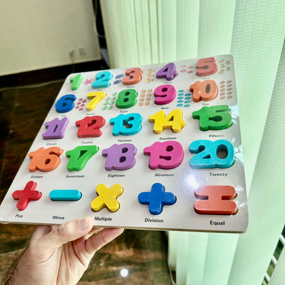 Kids Numeric Learning counting and DMAS colorful board