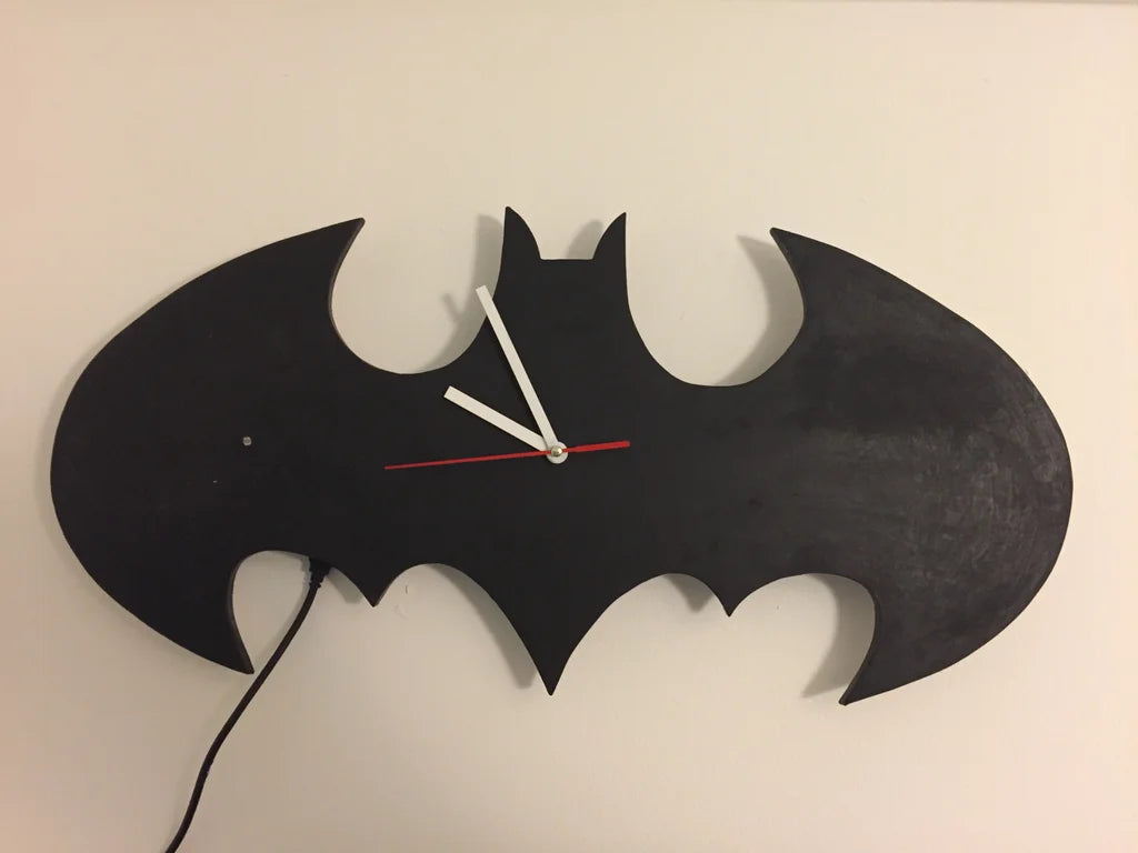 Bat-Man Clock with Rope Light