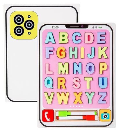 Kids Puzzle Alphabet/numeric Ipad style-Double-Sided Play Matching Recognition