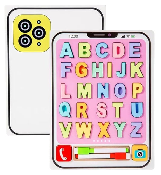 Kids Puzzle Alphabet/numeric Ipad style-Double-Sided Play Matching Recognition