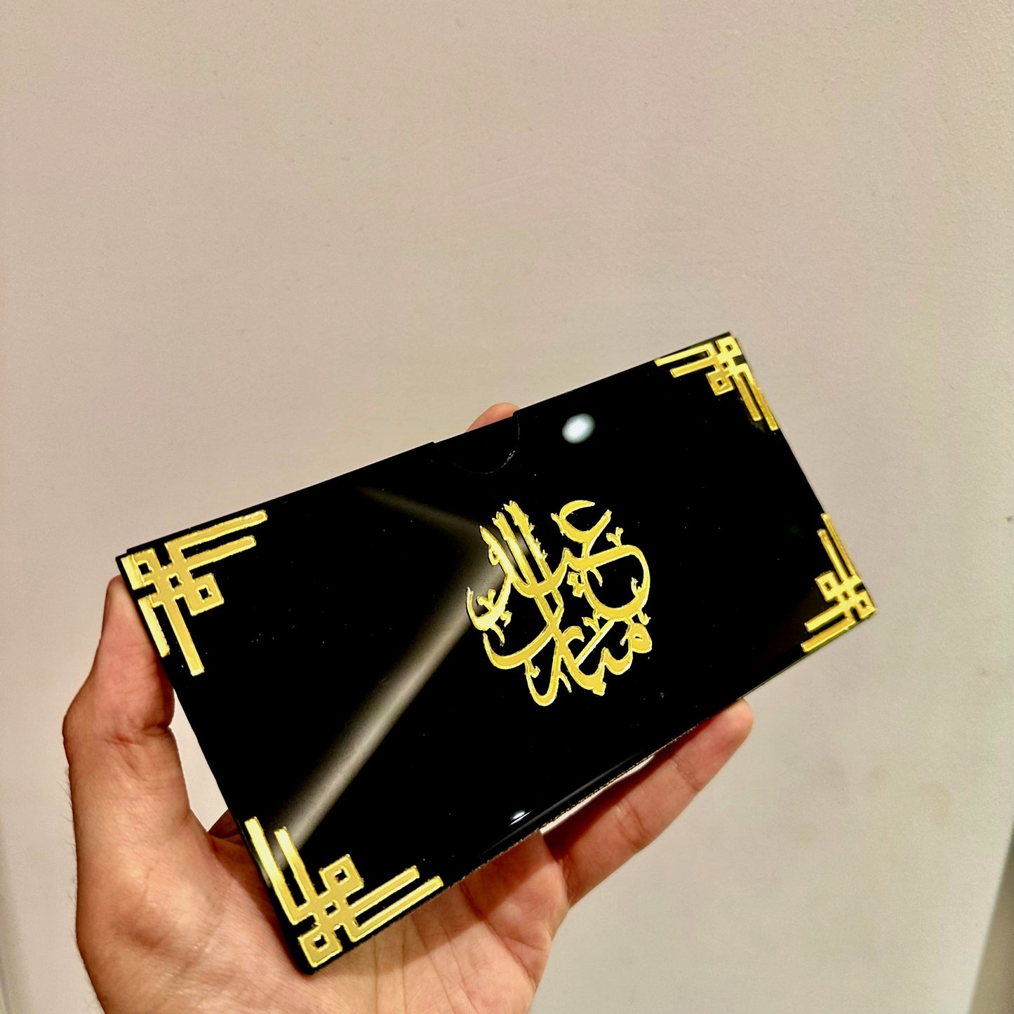 Premium Acrylic Eidi Envelopes – Eid Mubarak Gift Envelopes -COR01