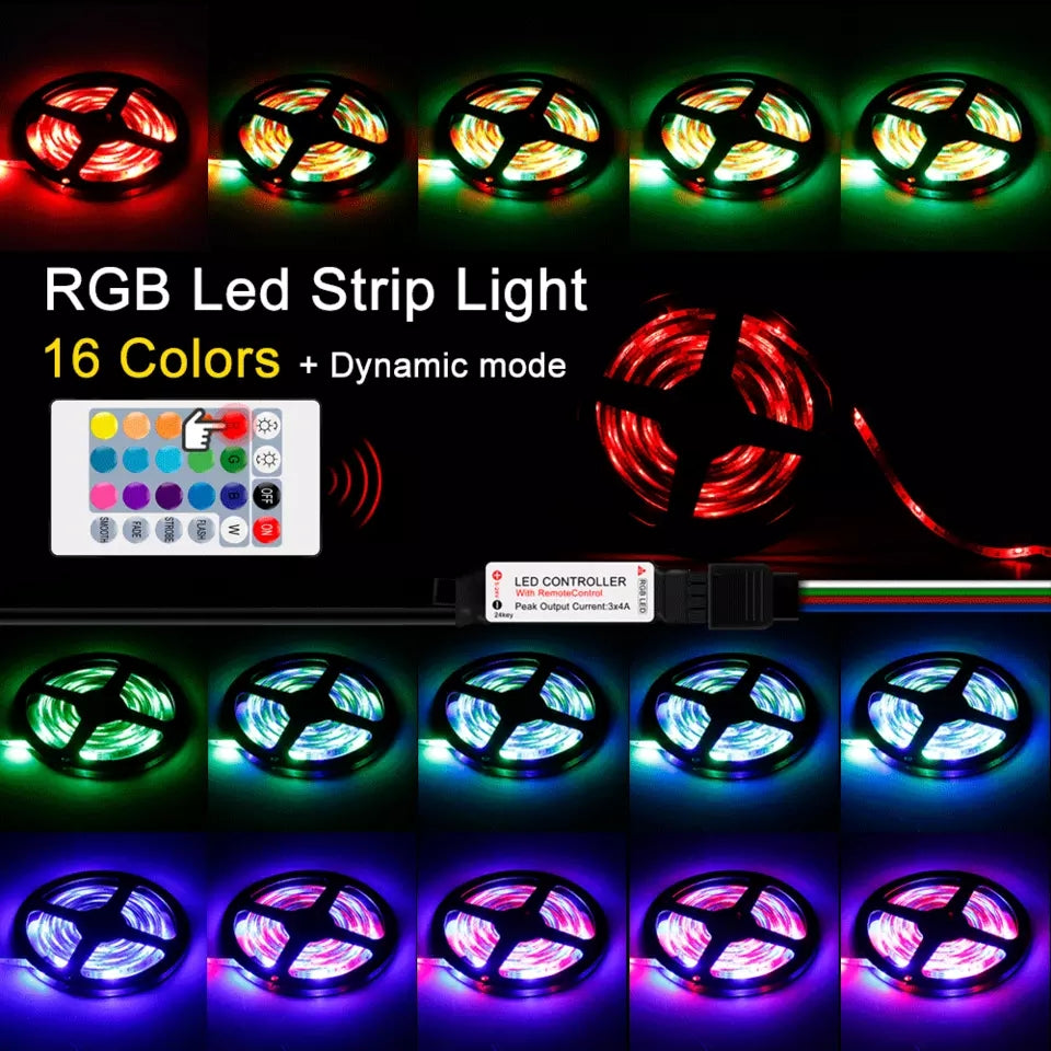 LED Strip SMD With Remote Control 5 meter length