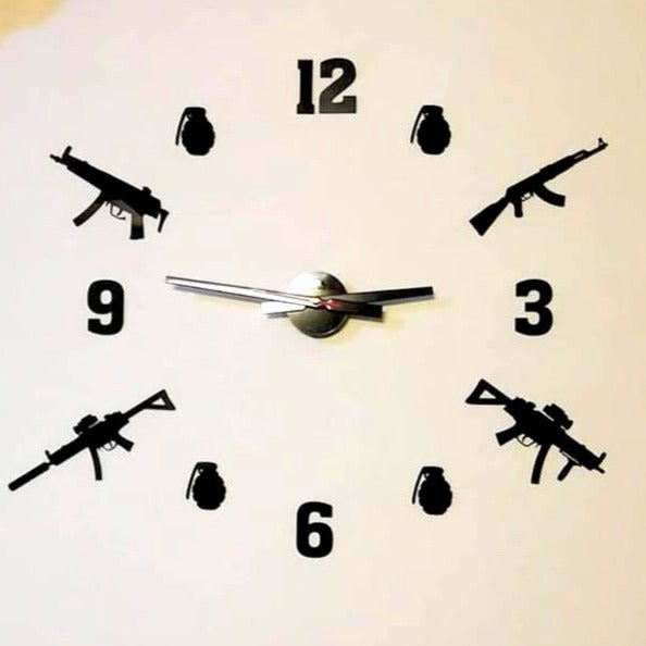 Acrylic Gun Clock