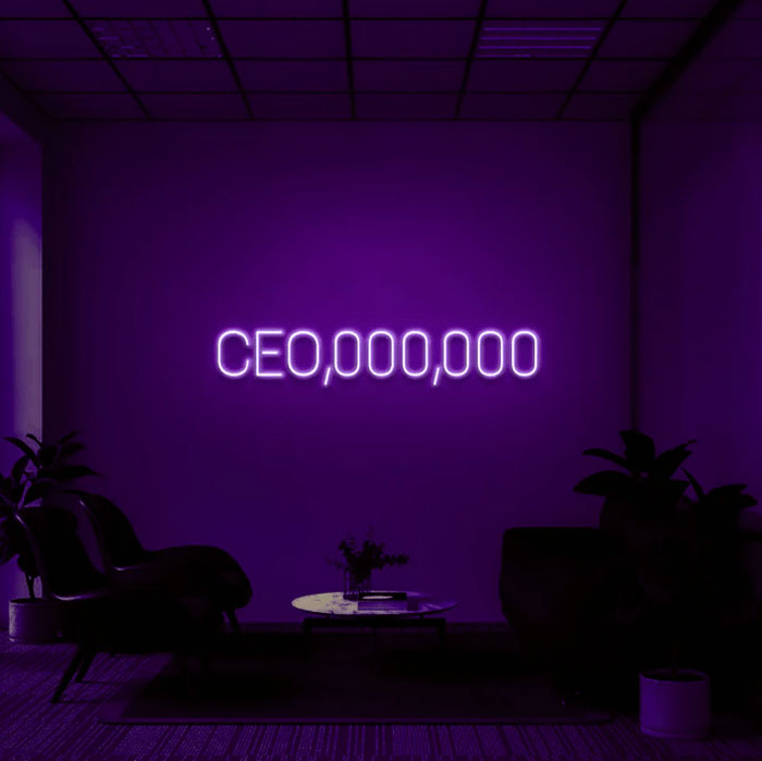 CEO Neon Sign (Big Size) | Wall Decor Statement - Pyariwalls.pk – Pyari ...