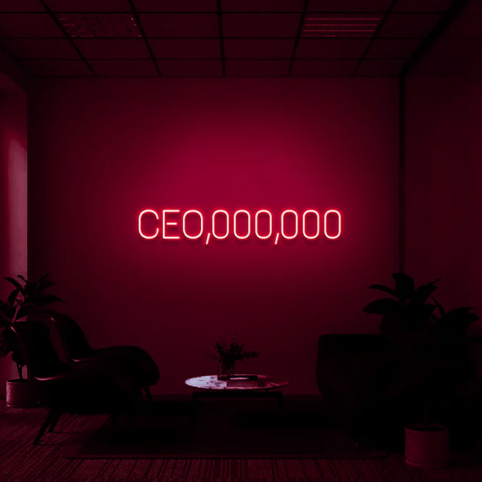 CEO Neon Sign (Big Size) | Wall Decor Statement - Pyariwalls.pk – Pyari ...